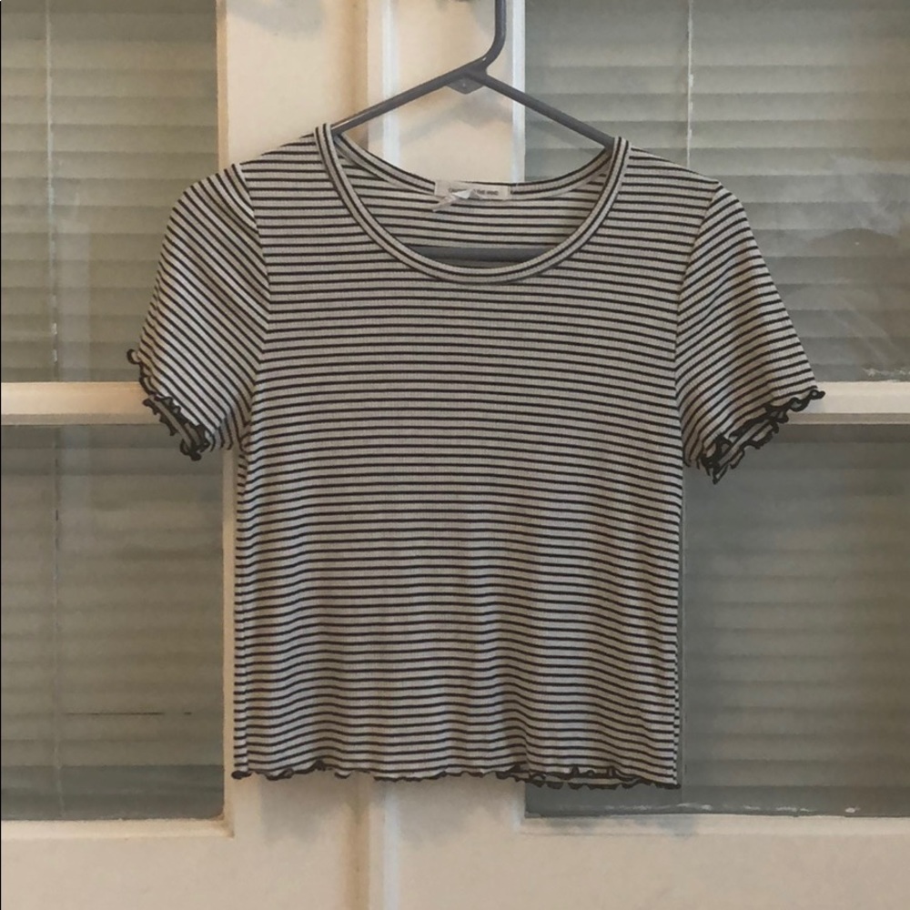 Black and white striped shirt from Nordstrom